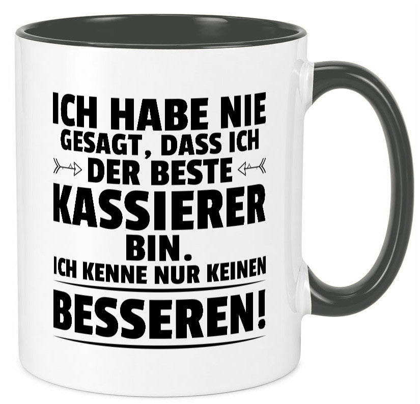Der Beste Kassierer Geschenk Humor Geschenkidee lustiger Spruch Tasse