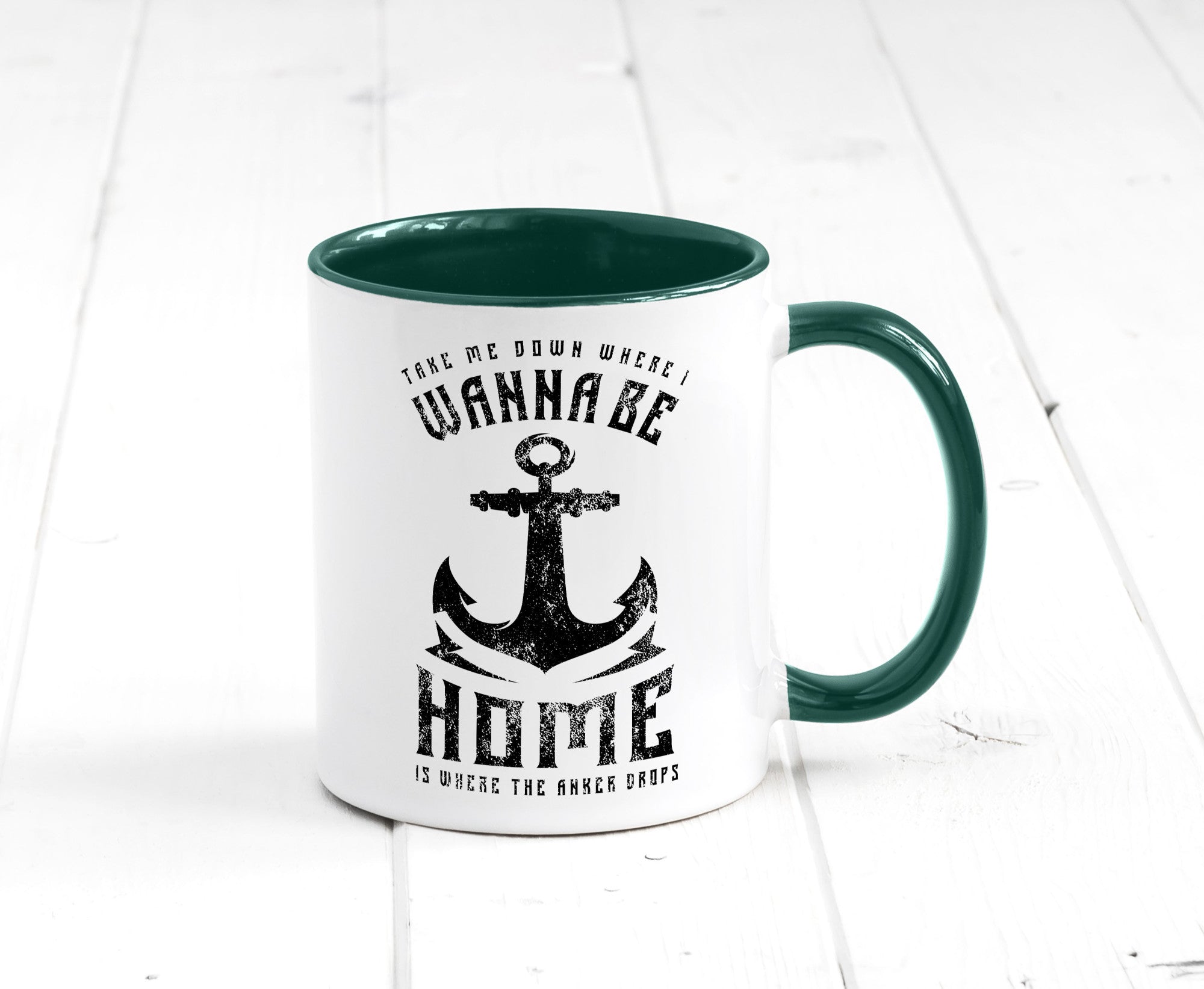 Bring mich da hin, wo ich sein will - Anker werfen lustiger Spruch Geschenk