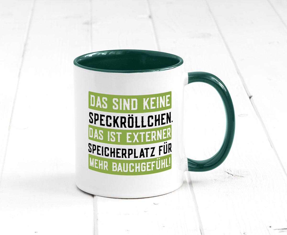Keine Speckröllchen | Softwareentwickler PC Körperfülle Geschenkidee Humor Tasse