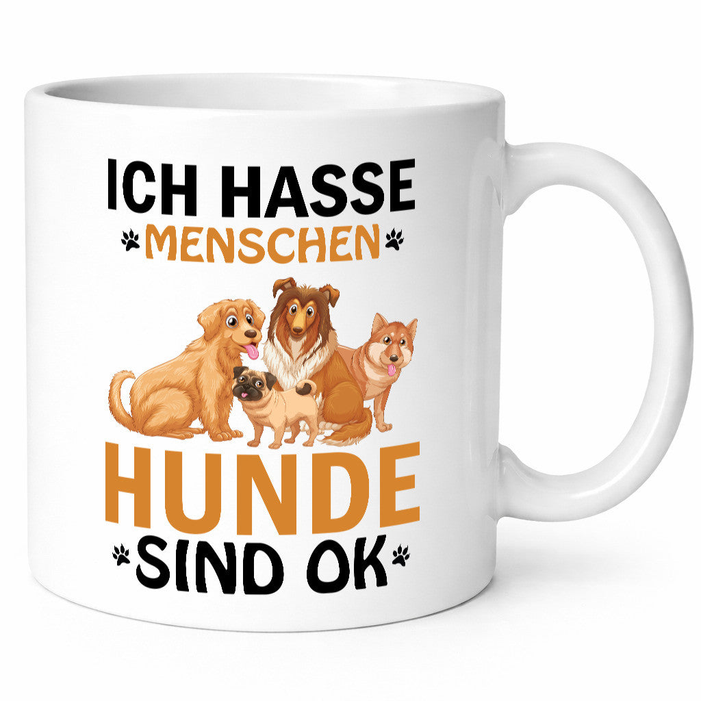 Ich liebe Hunde Geschenkidee Tierliebhaber Humor Tasse