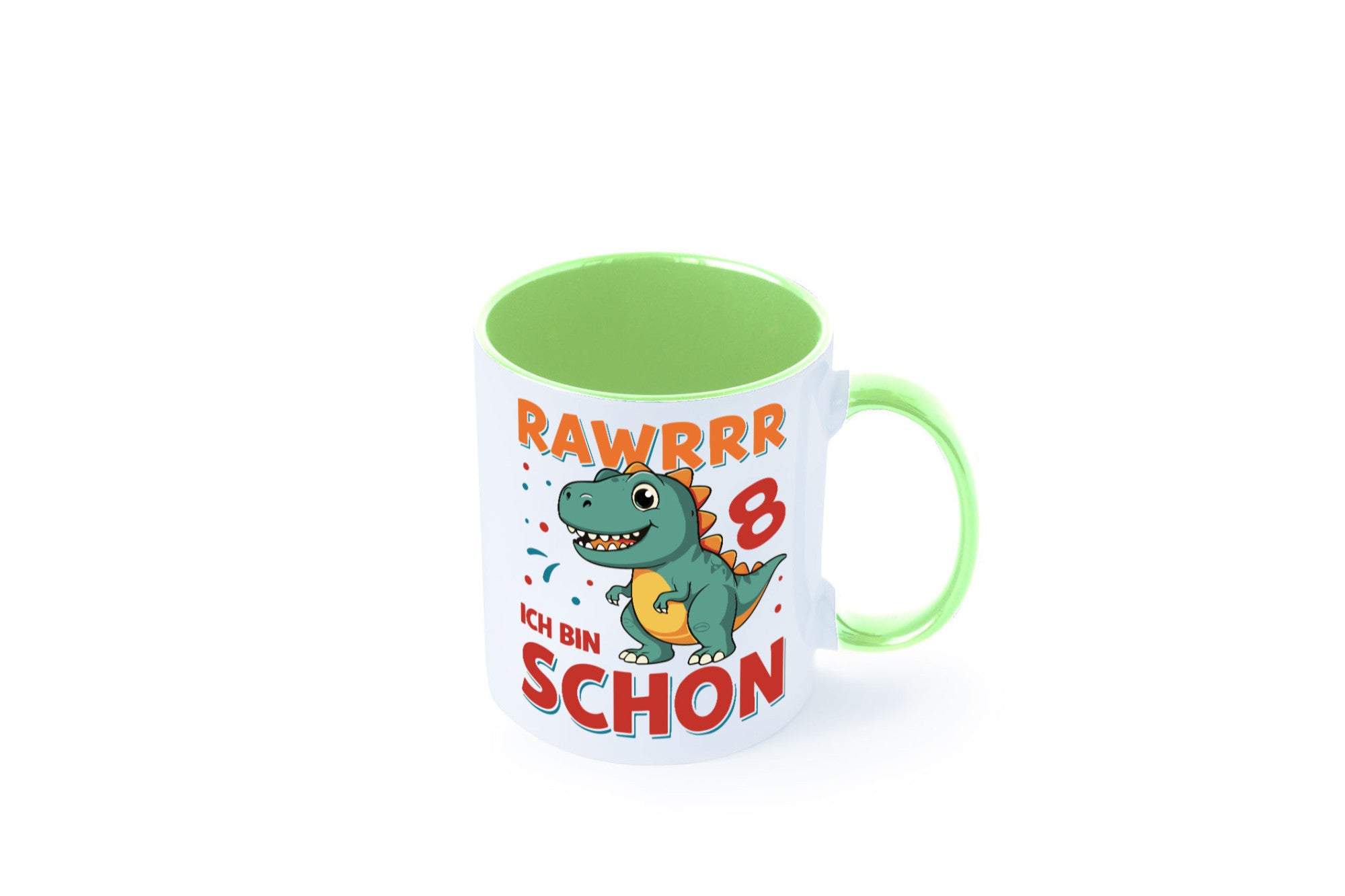 8. Geburtstag | 8 Jahre Raw ich bin schon T-Rex Geschenk Geschenkidee lustiger