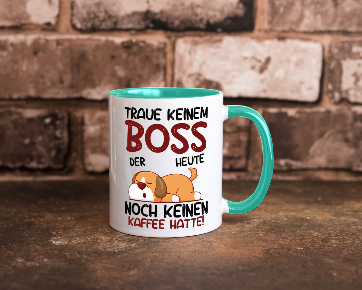 Traue keinem Boss | Führungskraft Vorgesetzter Geschenkidee Humor Tasse