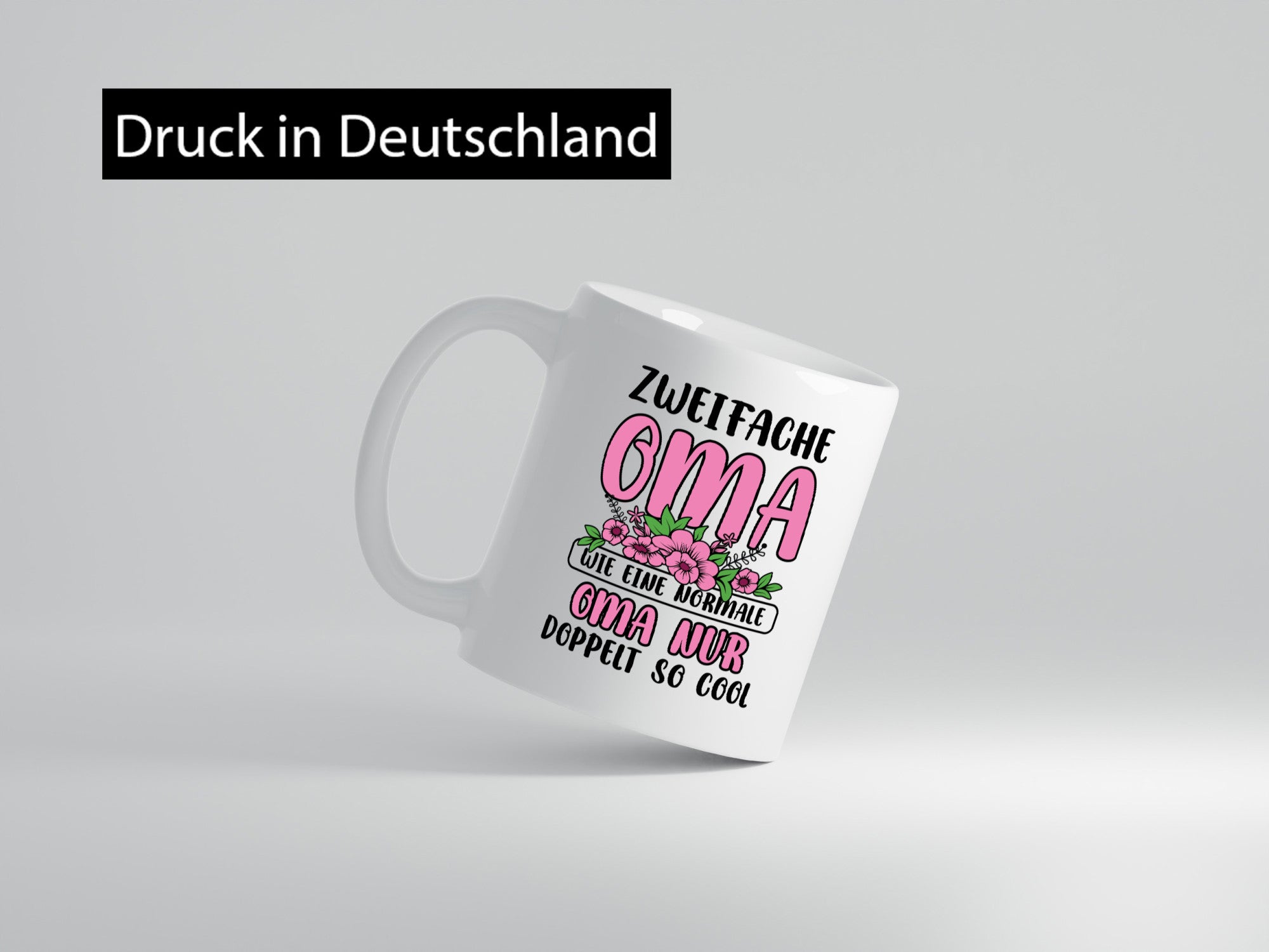 Zweifache Oma wie eine normale nur doppelt so cool lustiger Spruch Geschenk