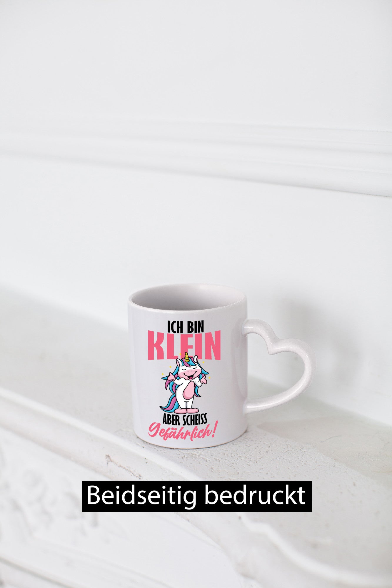 Ich bin klein und gefährlich lustig Humor Geschenkidee Geschenk Tasse