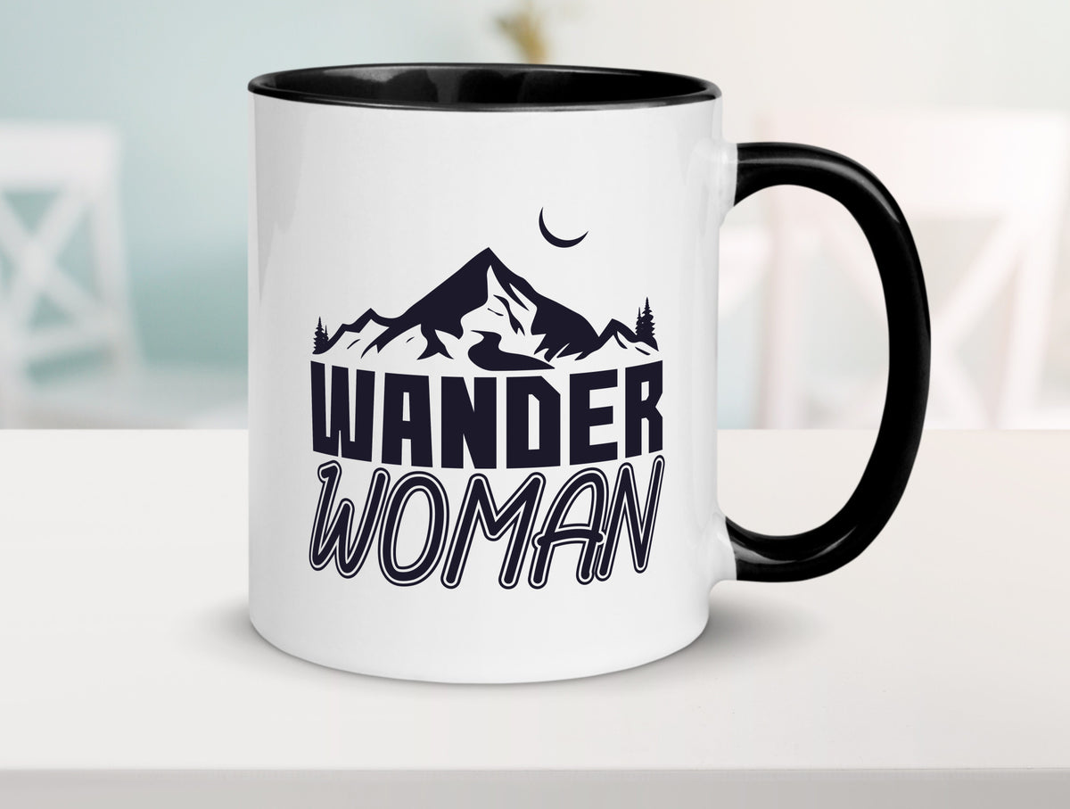 Wander Woman | Frauen Tasse Wanderer Bergsteigen lustig Familie Geschenkidee