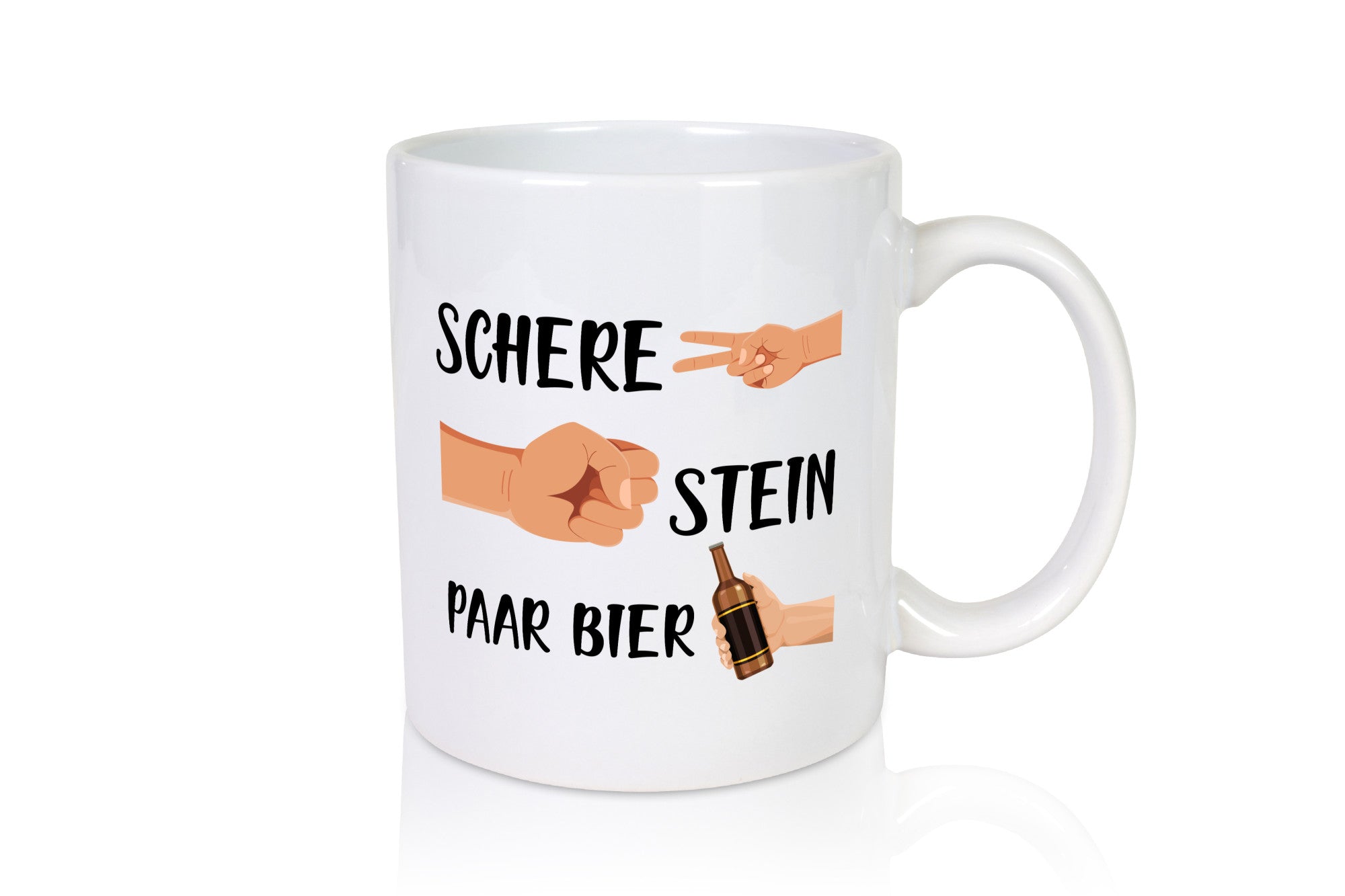 Schere Stein paar Bier | Biertrinker Party Pils lustig Humor Geschenkidee