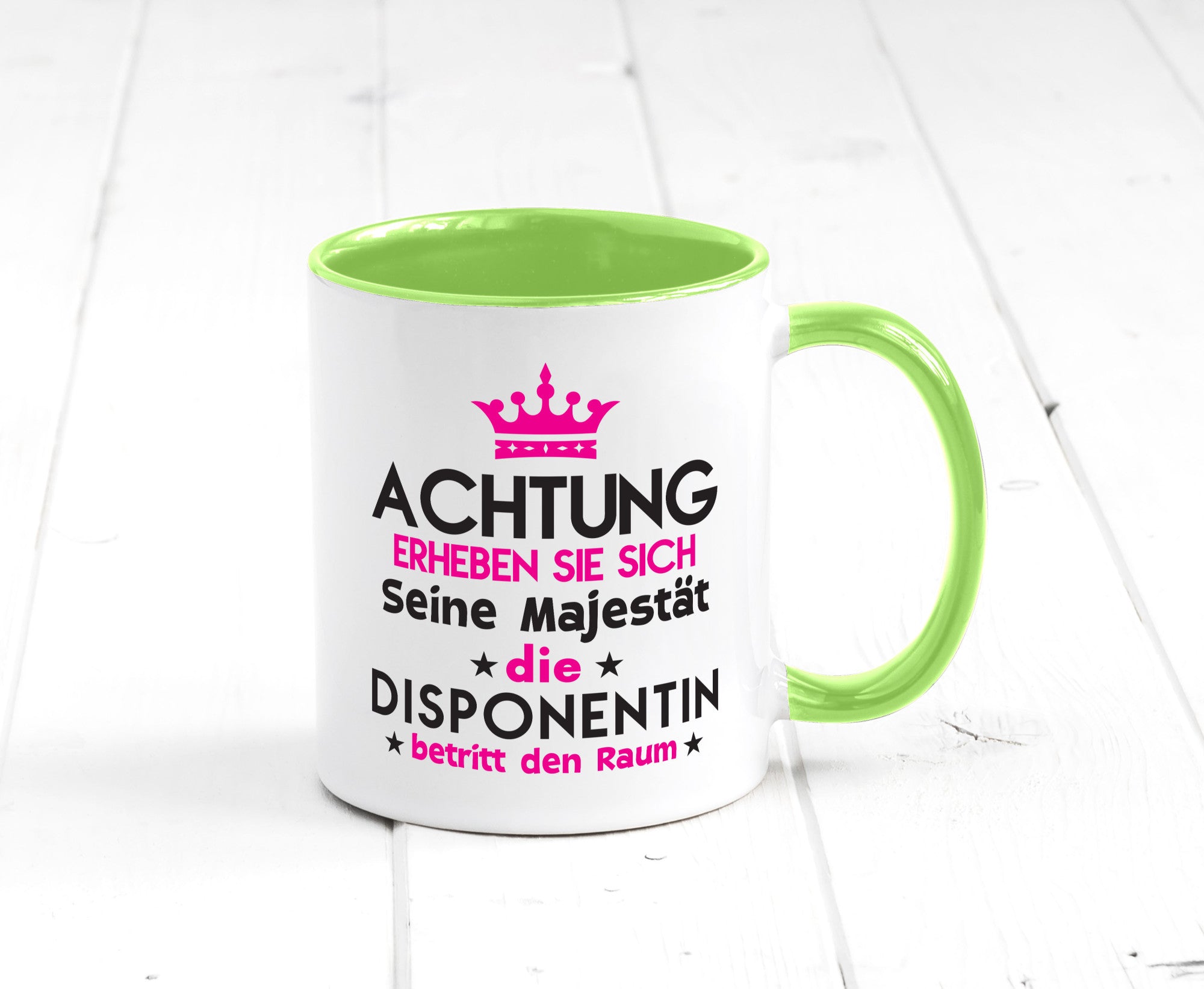 Seine Majestät Disponentin | Zuteilerin Geschenk Humor Geschenkidee lustiger