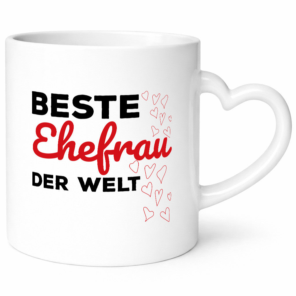Beste Ehefrau | Ehe Tasse Hochzeitstag Romantik lustiger Spruch Geschenk