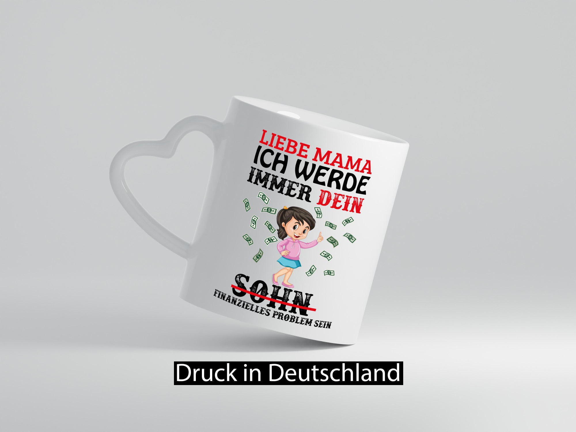 Finanzieller Sohn Geschenk Familie Geschenkidee lustiger Spruch Tasse