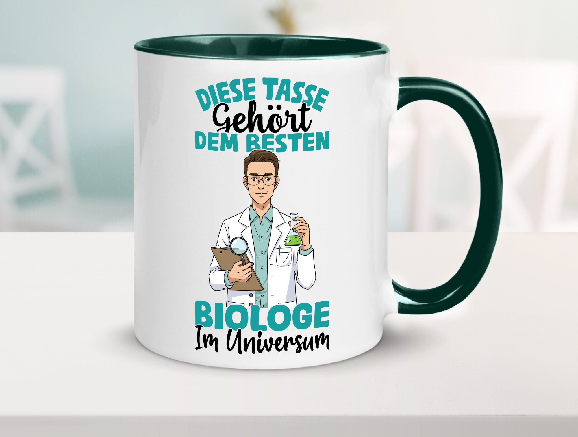 Im Universum: Biologe | Biologie Naturforscher Humor Geschenkidee Tasse
