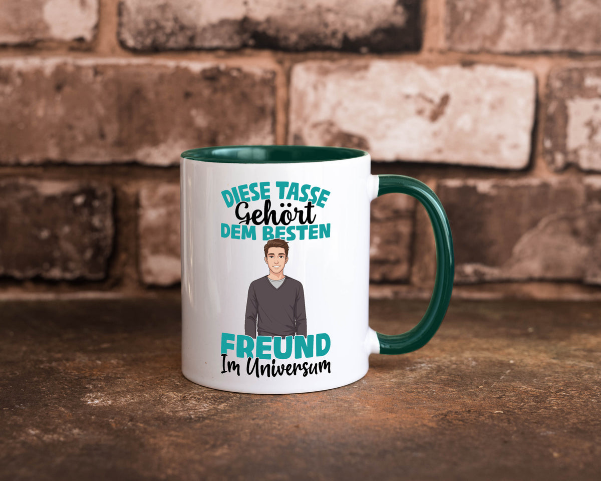 Im Universum: Freund | Beziehung Partner Liebe Geschenk Humor Geschenkidee Tasse