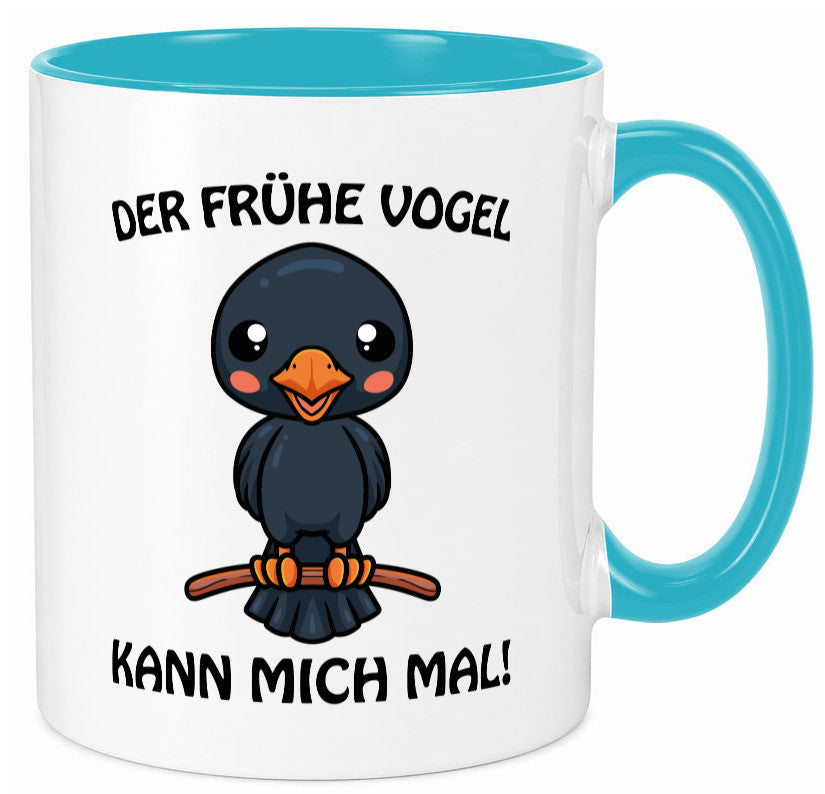 Der Frühe Vogel Humor Geschenkidee Tasse