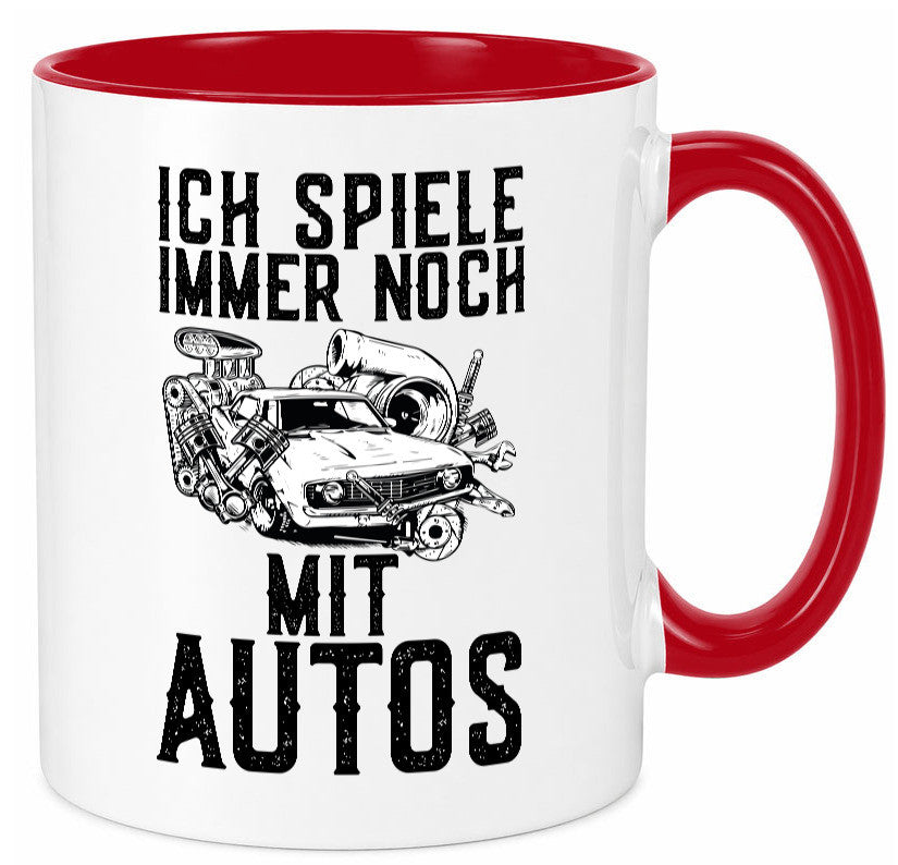 Spiele noch mit Autos | Werkstatt Werkzeug Mechaniker lustiger Spruch Geschenk