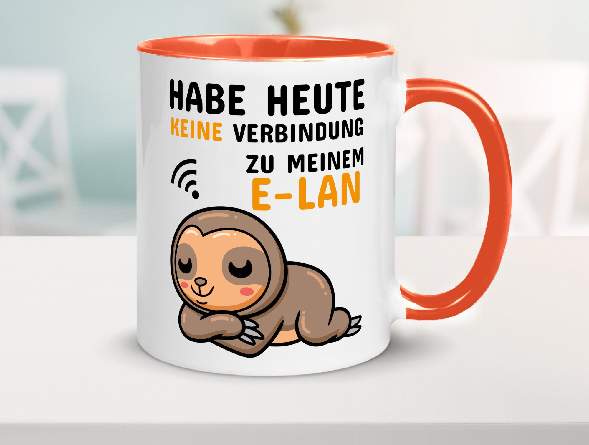 Keine Verbindung lustig Humor Geschenkidee Geschenk Tasse