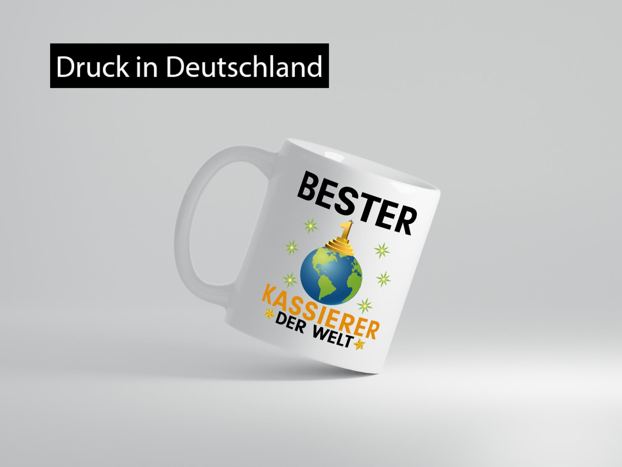 Welt Bester Kassierer lustiger Spruch Geschenk Humor Geschenkidee Tasse