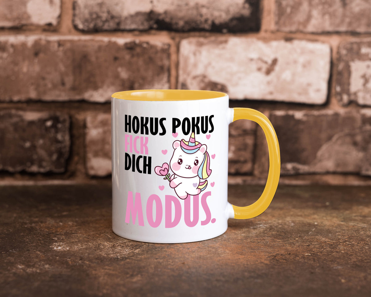 Hokus Pokus lustiger Spruch Geschenk Humor Geschenkidee Tasse