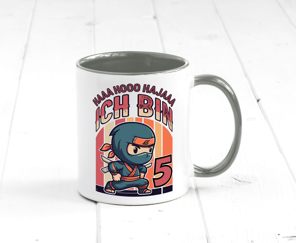 5. Geburtstag | Ninja Junge 5 Jahre Humor Geschenkidee Tasse