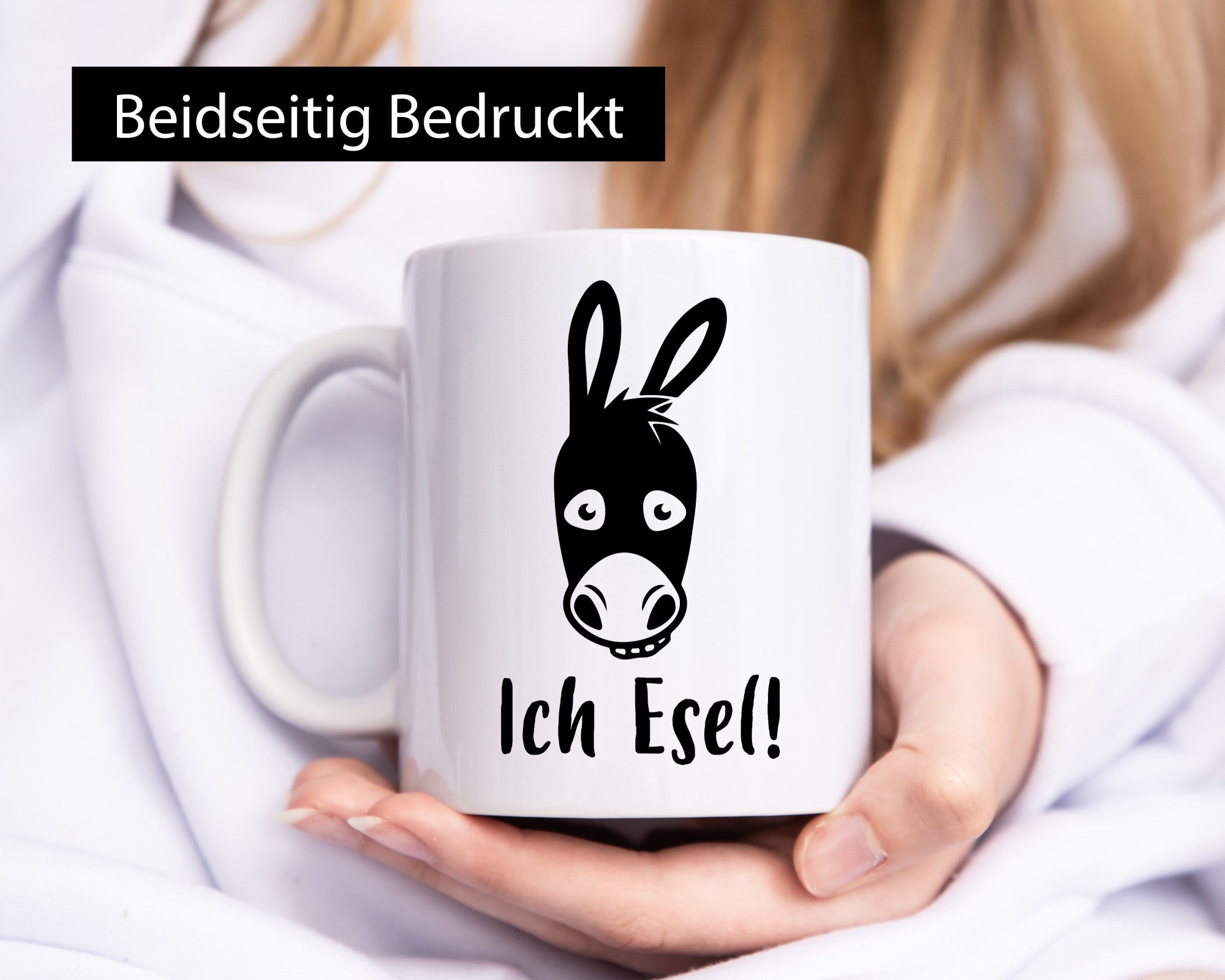 Ich Esel | Liebhaber lustig Humor Geschenkidee Geschenk Tasse