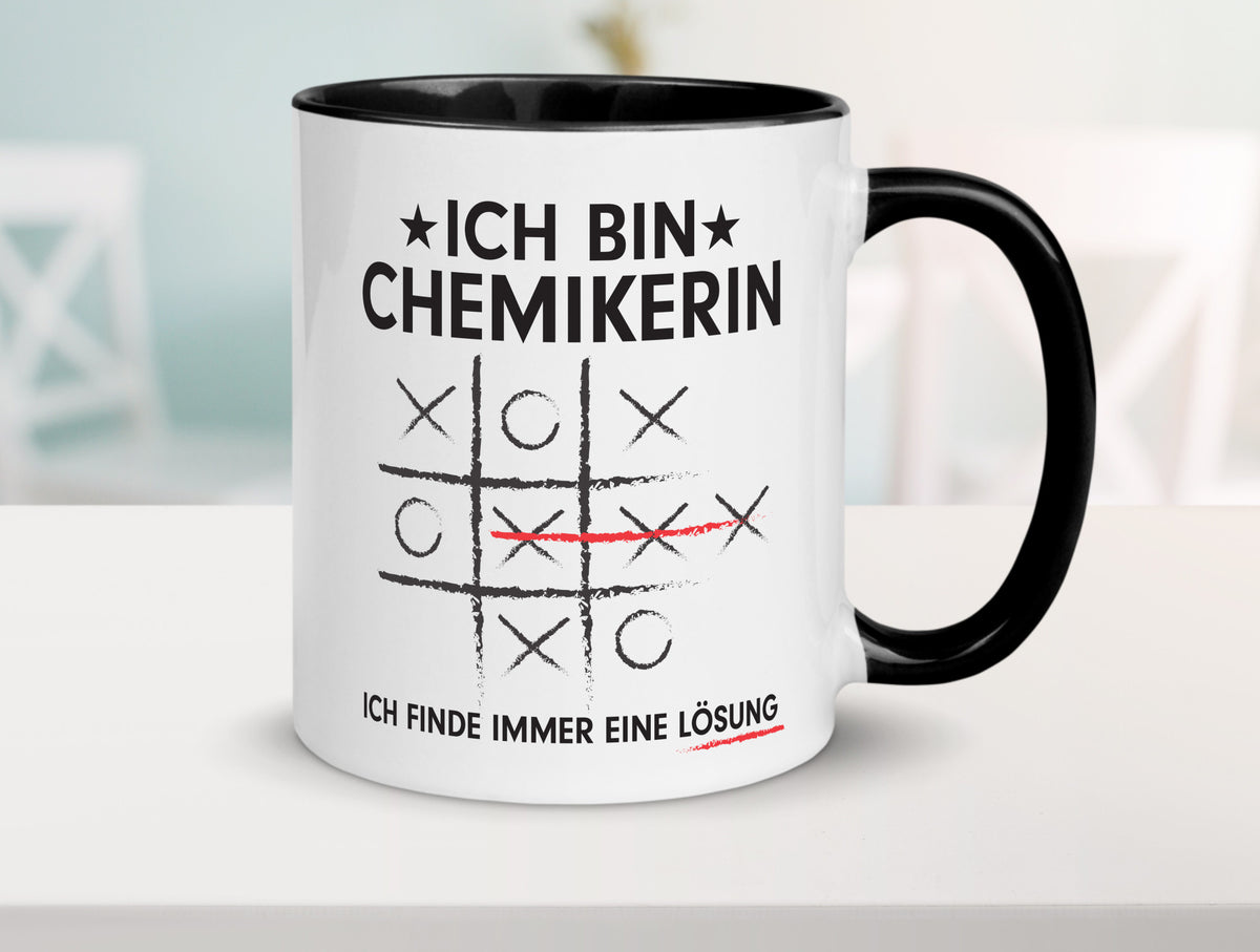 Lösung finden: Chemikerin | Chemie Labor v2 Humor Geschenkidee Tasse