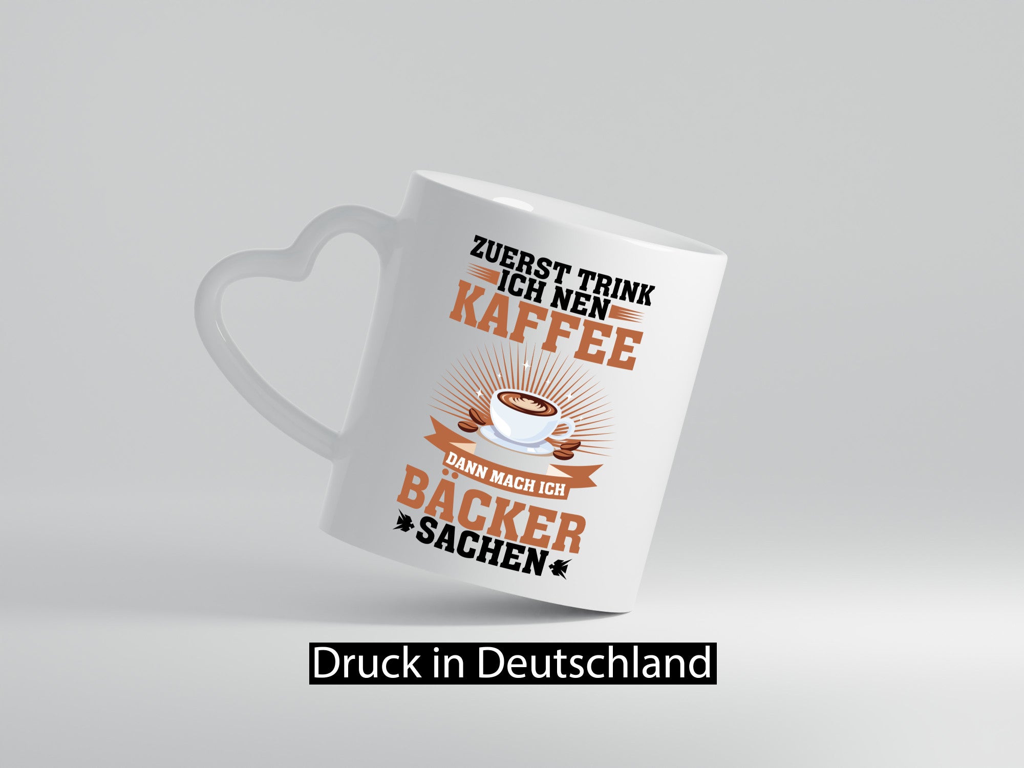 Zuerst Kafee dann mach ich Bäcker sachen | backen lustig Humor Geschenkidee