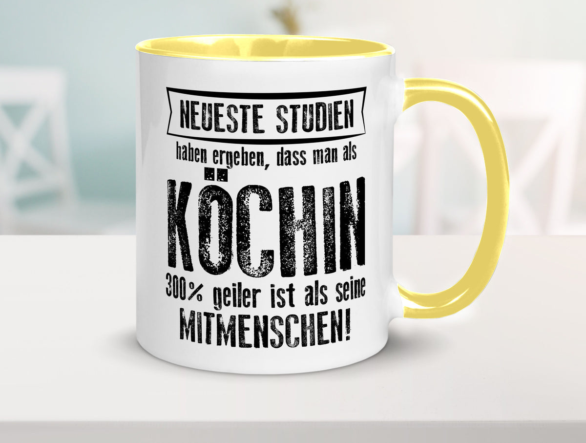 Neuste Studien: Köchin | Chefköchin Chefkoch Geschenk Arbeit Kollegen Büro Tasse