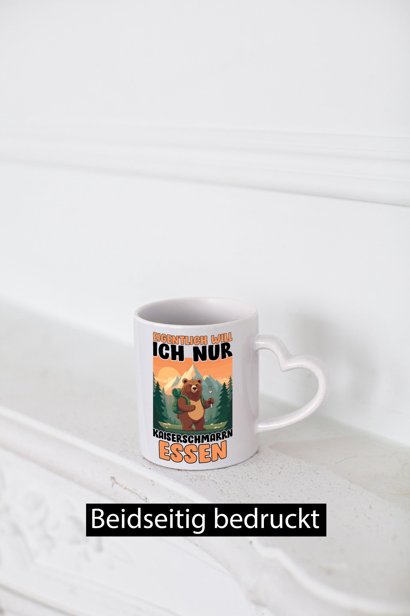 Eigentlich will ich nur Kaiserschmarn essen Humor Geschenkidee Tasse
