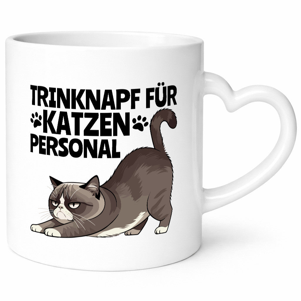 Katzen Personal | Katzenbesitzer Tasse Katze Humor vl7 lustig Tierliebhaber