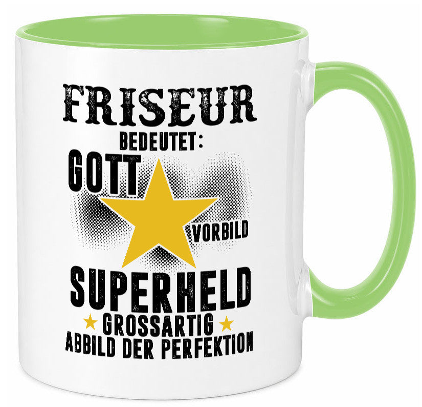 Bedeutung von Friseur | Frisör lustiger Spruch Geschenk Humor Geschenkidee Tasse