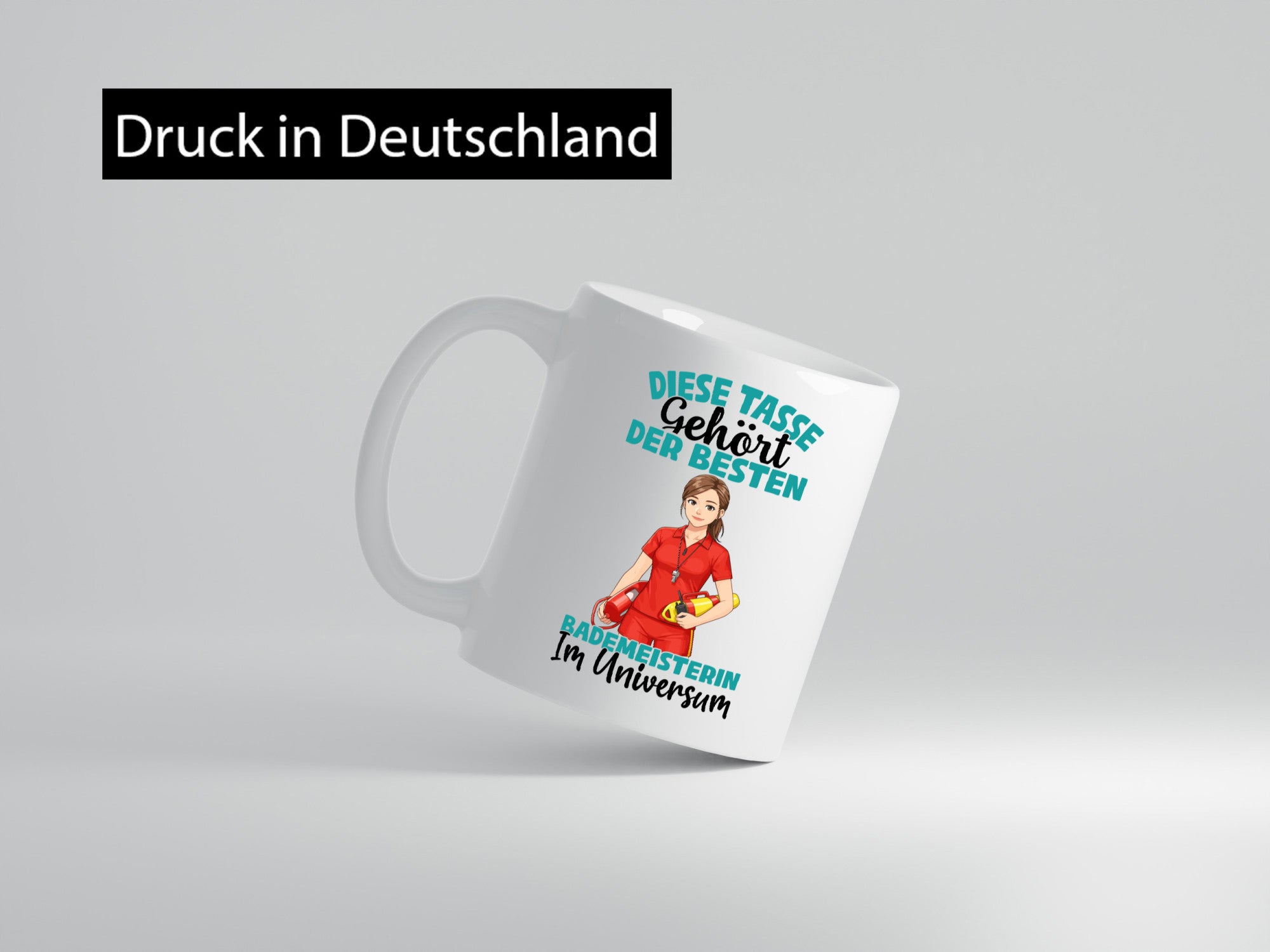 Im Universum: Bademeisterin | Schwimmmeisterin Geschenk Humor Geschenkidee