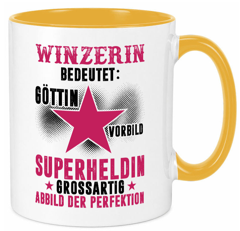 Bedeutung von Winzerin | Weinbauer Wein lustiger Spruch Geschenk Humor