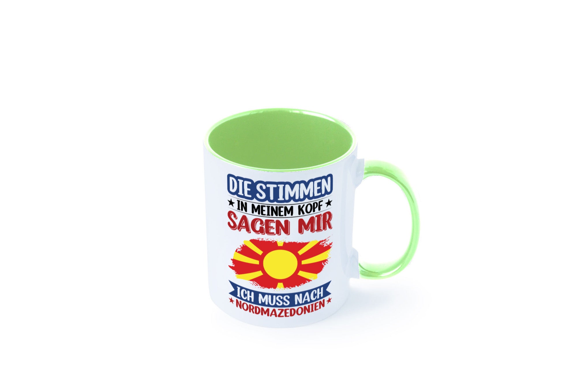 Nordmazedonien | Urlaub Stimmen in meinem Kopf Geschenk Humor Geschenkidee