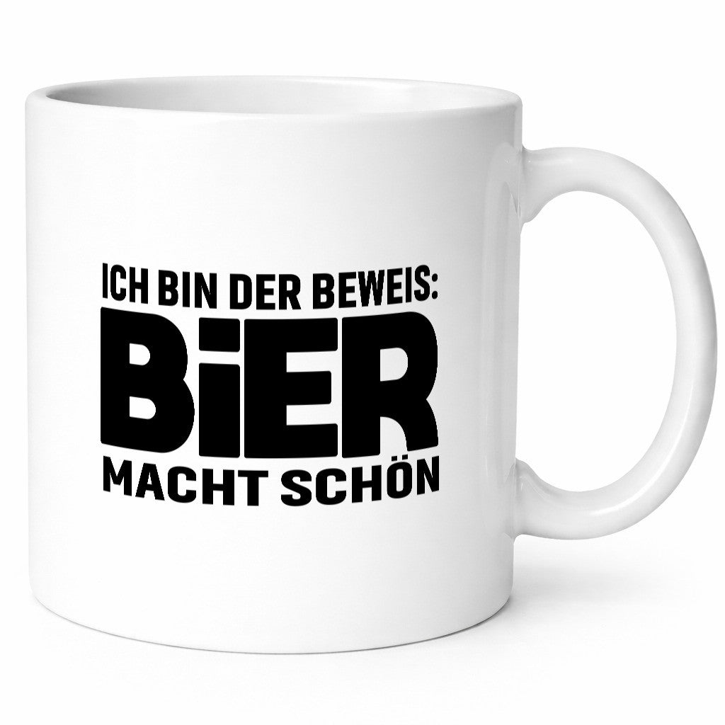 Ich bin der beweis Bier macht schön | Bierliebhaber Geschenk Humor Geschenkidee