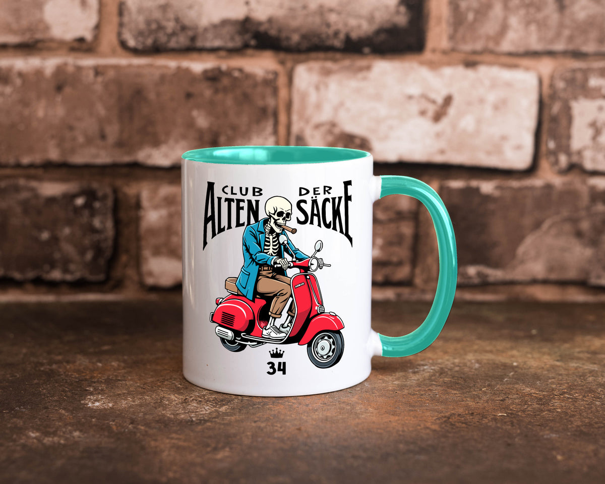 34. Geburtstag | 34 Jahre Club der alten Säcke lustiger Spruch Geschenk Tasse