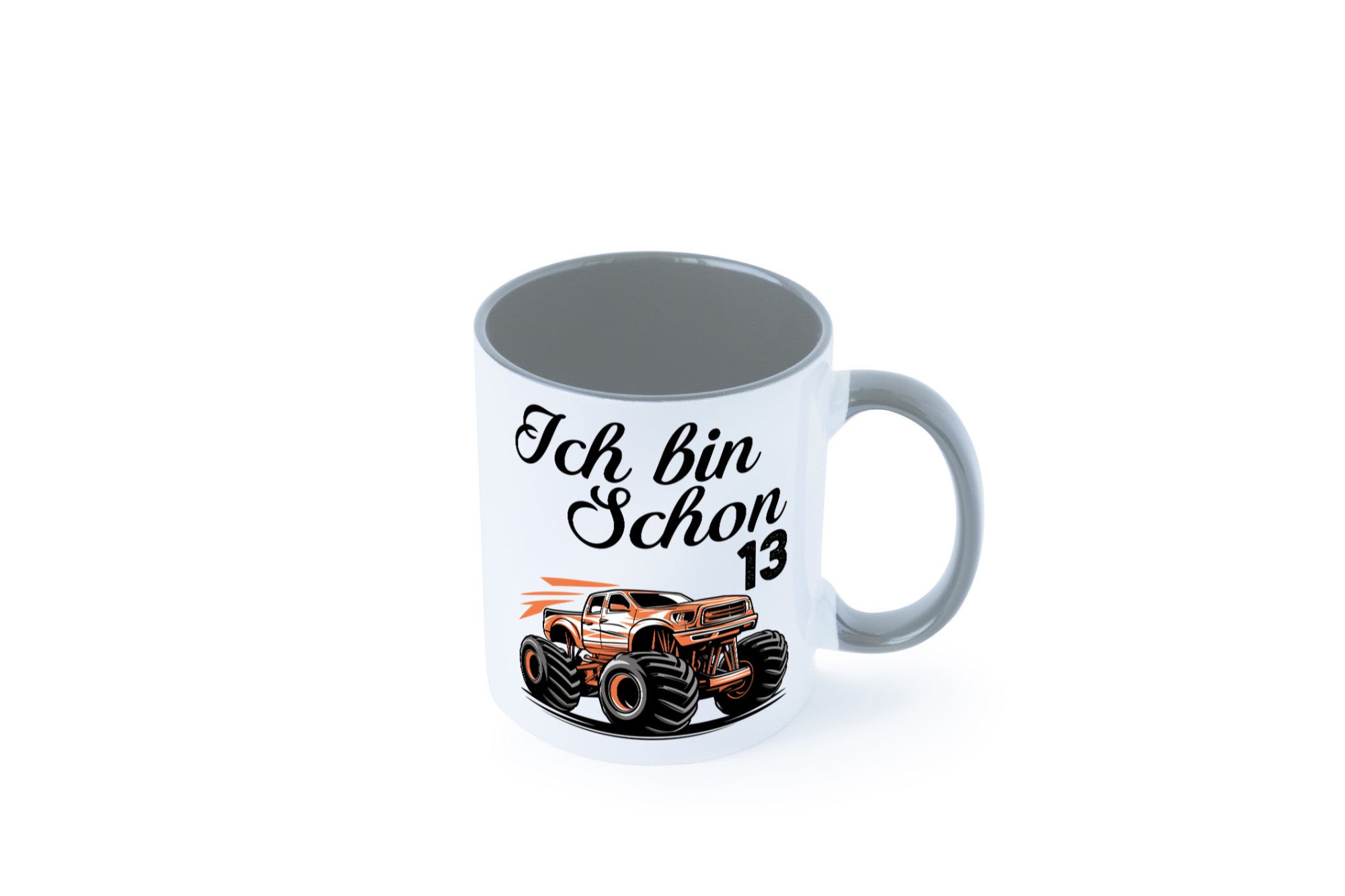 13. Geburtstag | Monster truck 13 Jahre Geschenkidee Humor Tasse