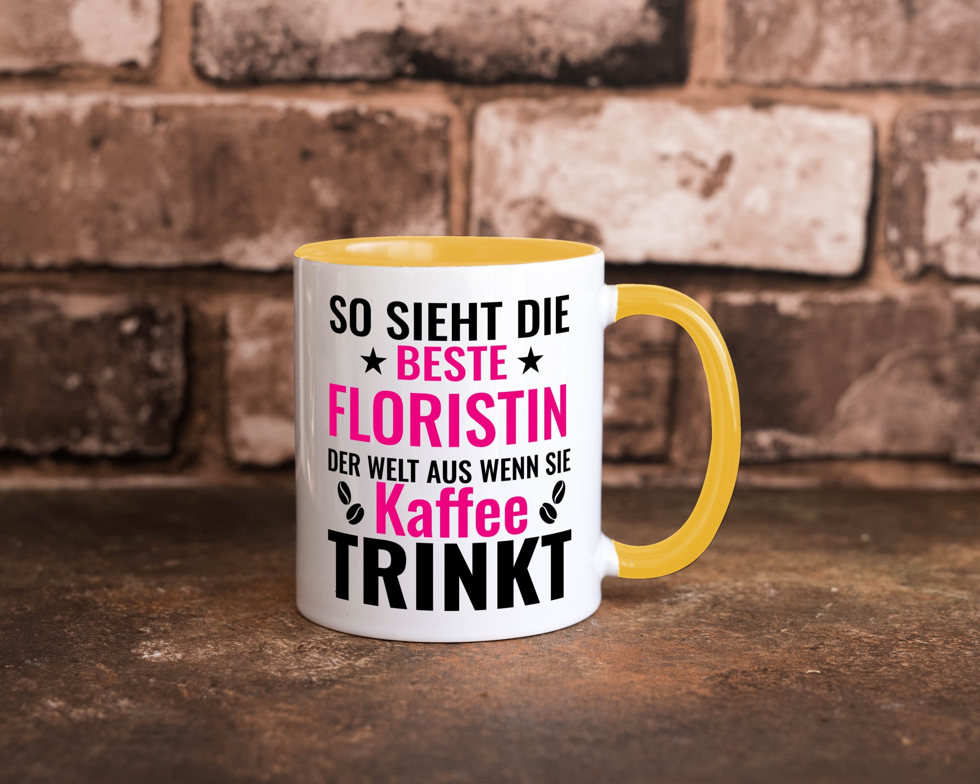 Kaffee trinkt: Floristin | Blumen Verkäuferin lustiger Spruch Geschenk Humor