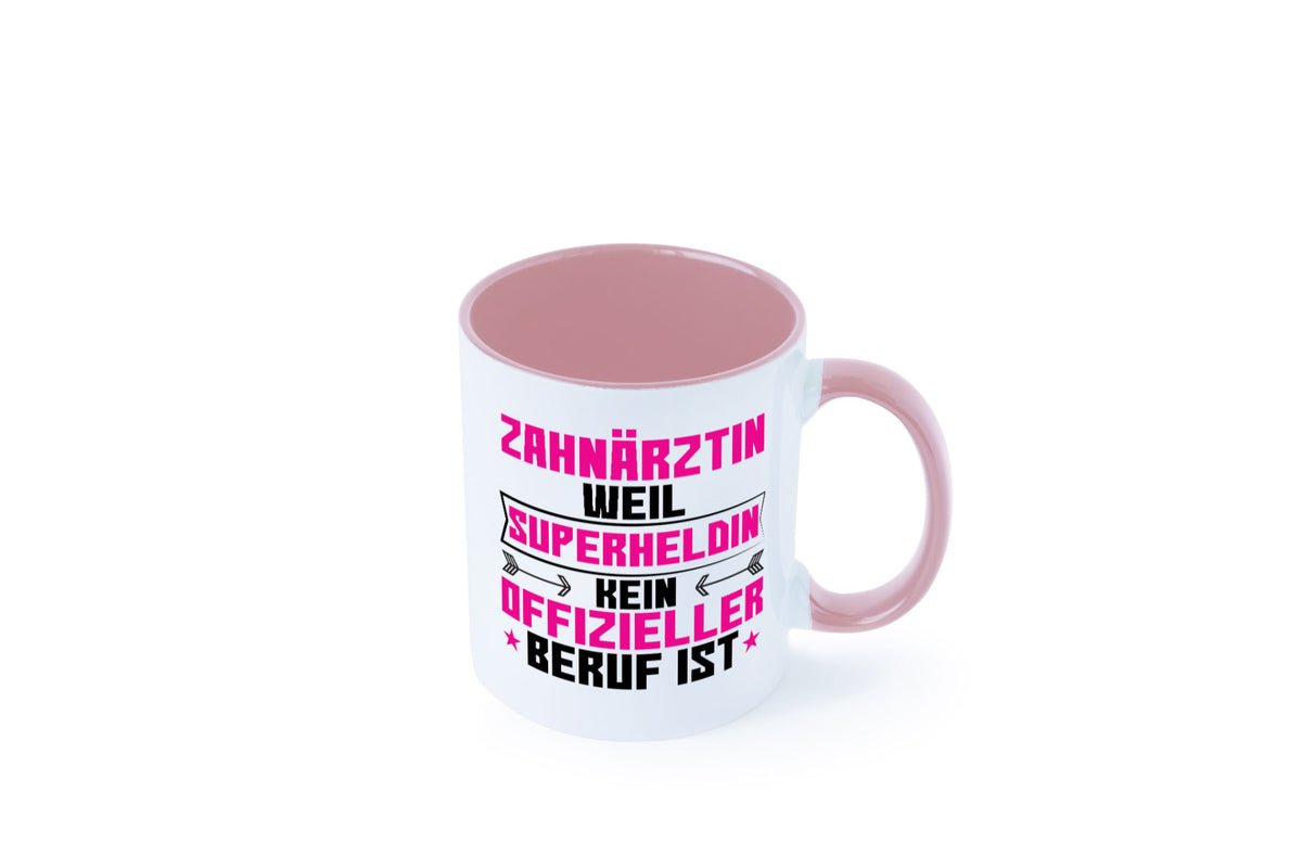 Superheldin Zahnärztin | Zahnmedizin Beruf Geschenkidee Arbeit Kollegen Büro Tasse