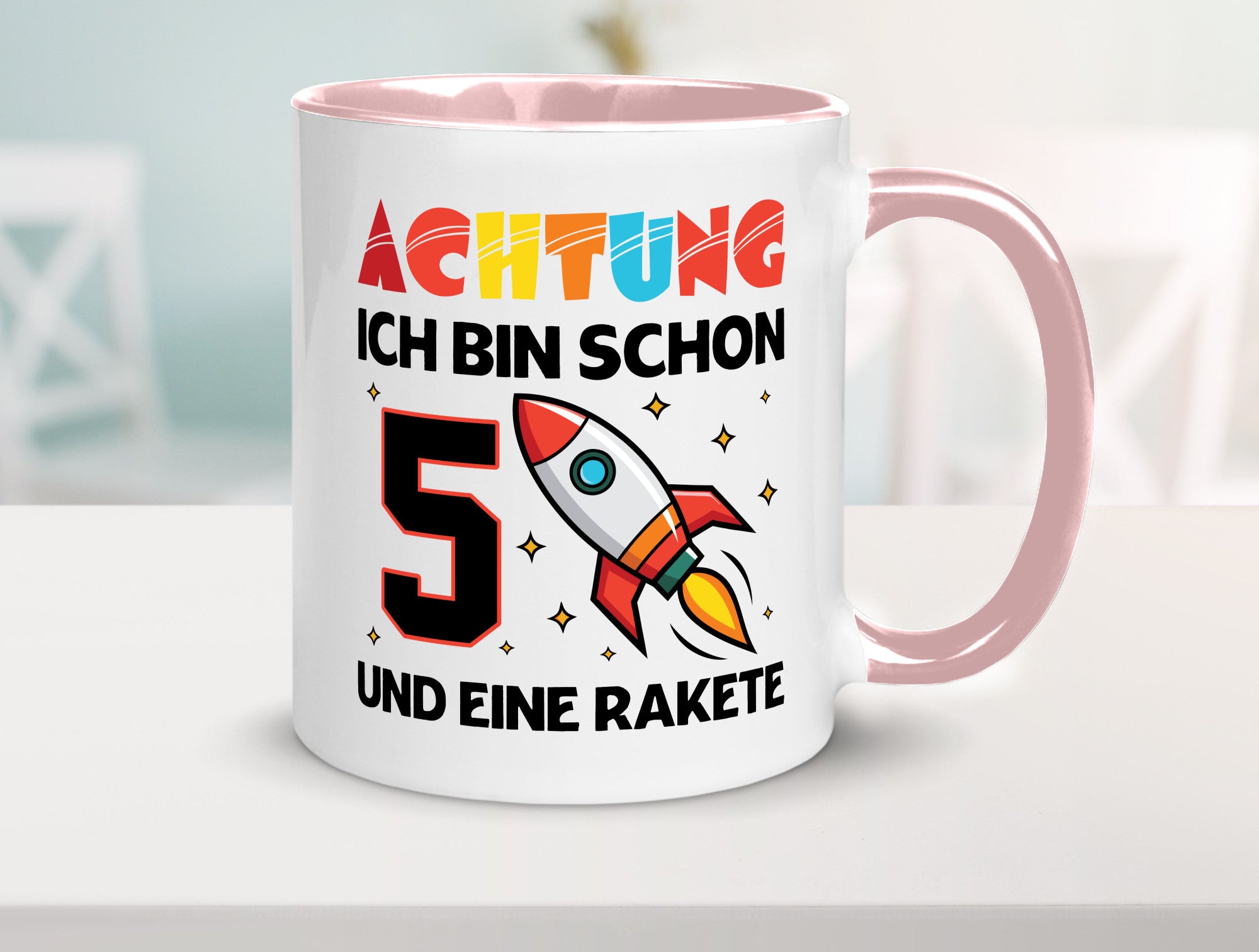 5. Geburtstag | Rakete Weltraum 5 Jahre Galaxy lustig Geschenkidee Geschenk
