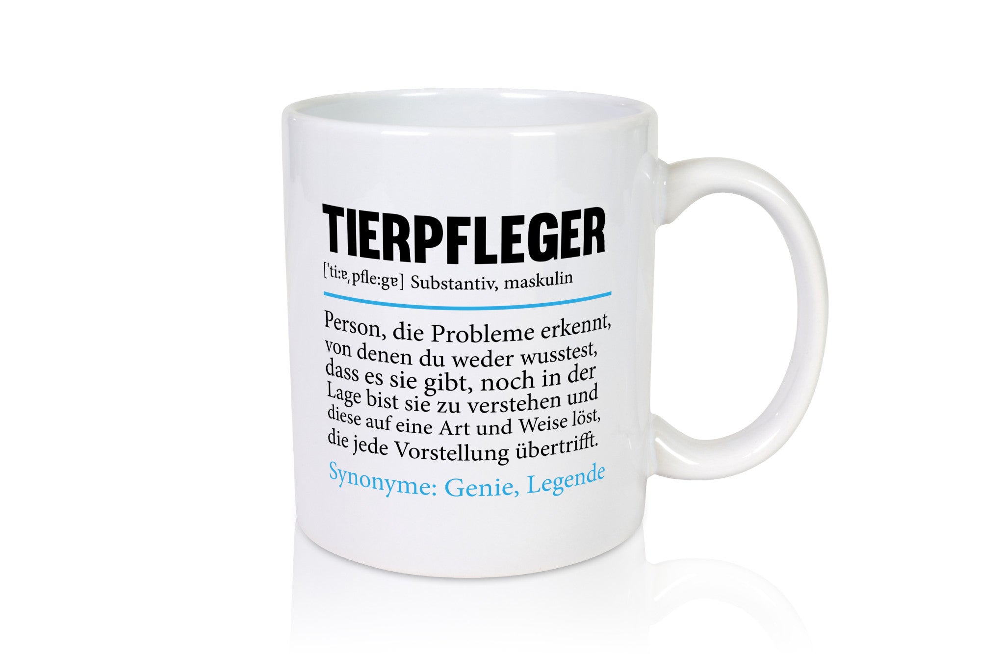 Tierpfleger | Pflegeberuf Tierheim Spruch Beruf Geschenk Arbeit Kollegen Büro