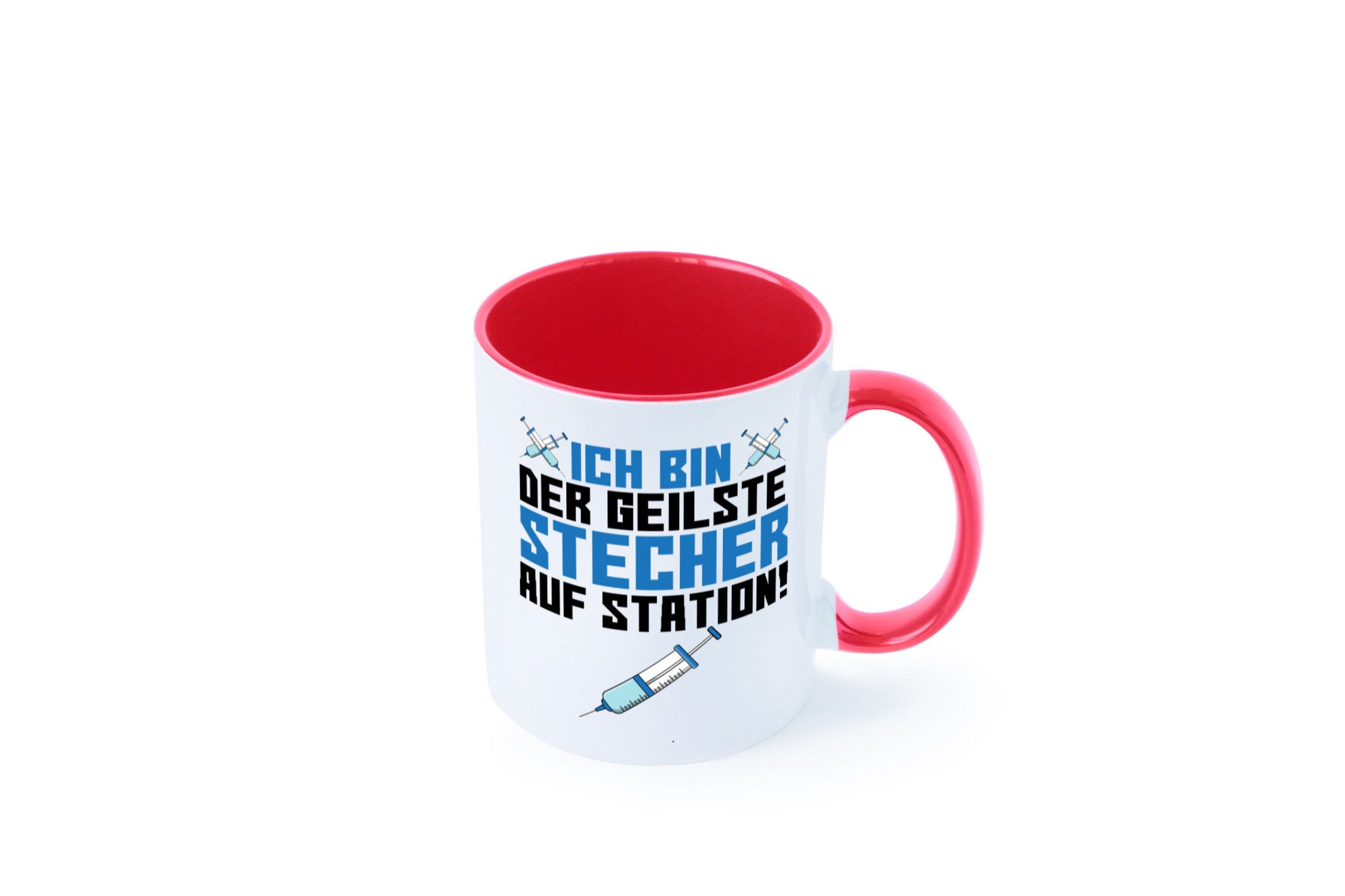 Ich bin der geilste Stecher | Pfleger Arzt Spritze lustig Humor Geschenkidee
