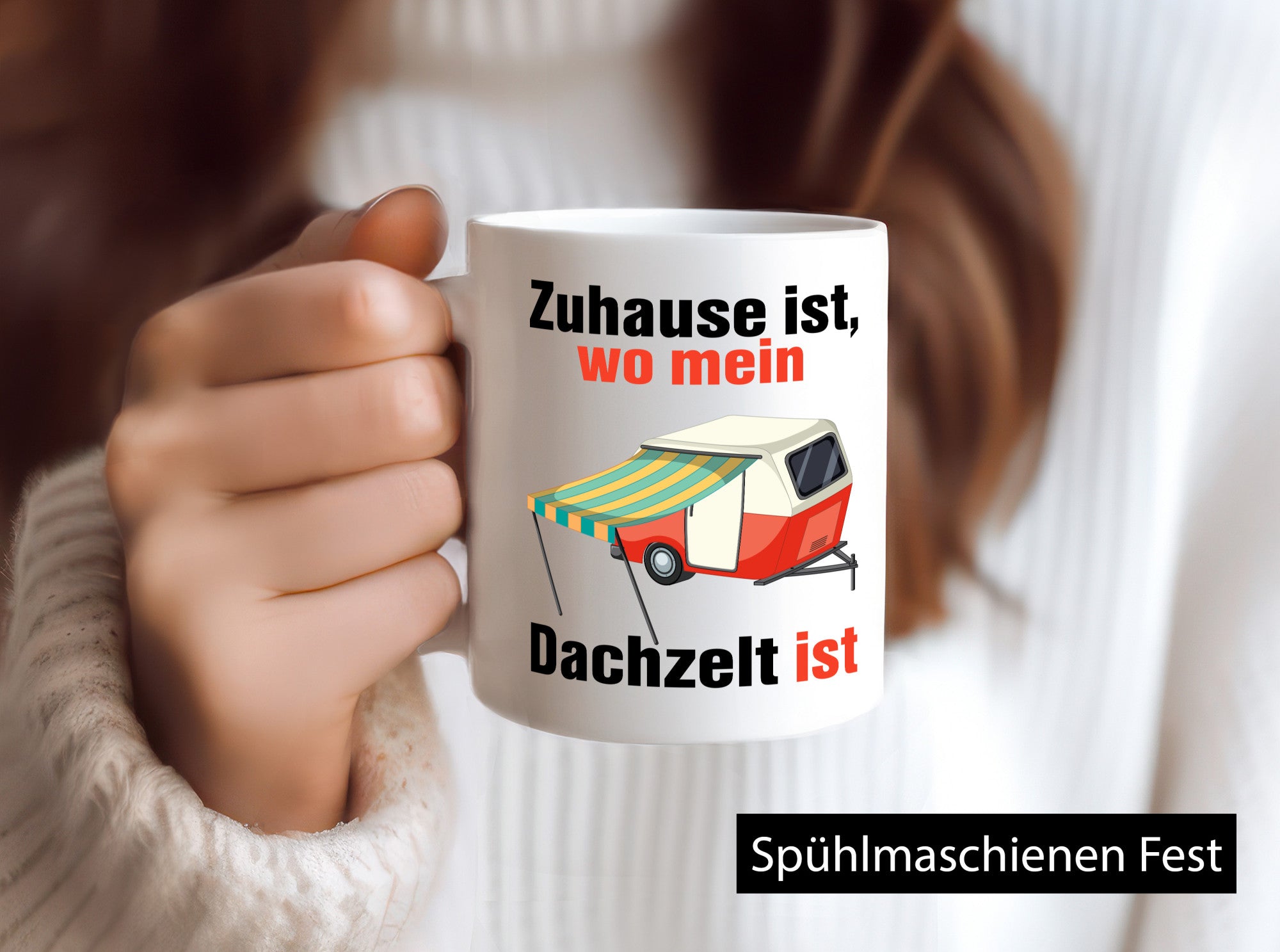 Zuhause ist wo mein Dachzelt | Zelten Campen lustig Humor Geschenkidee Geschenk