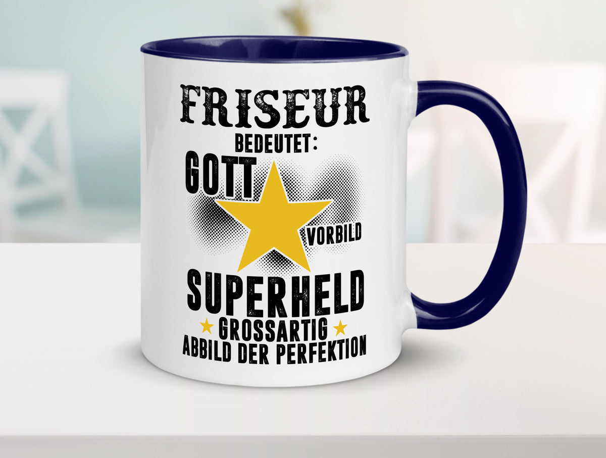 Bedeutung von Friseur | Frisör lustiger Spruch Geschenk Humor Geschenkidee Tasse