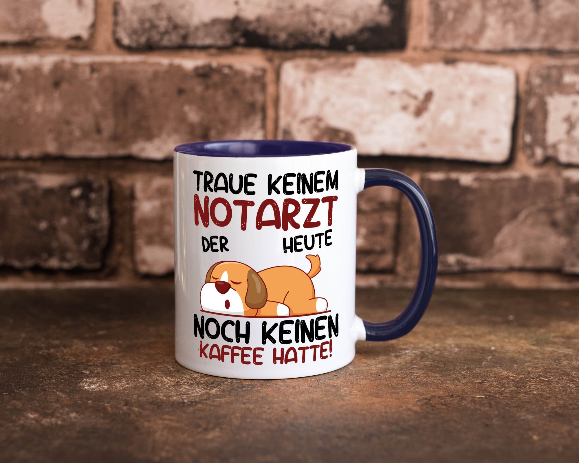 Traue keinem Notarzt | Arzt Geschenk Humor Geschenkidee lustiger Spruch Tasse