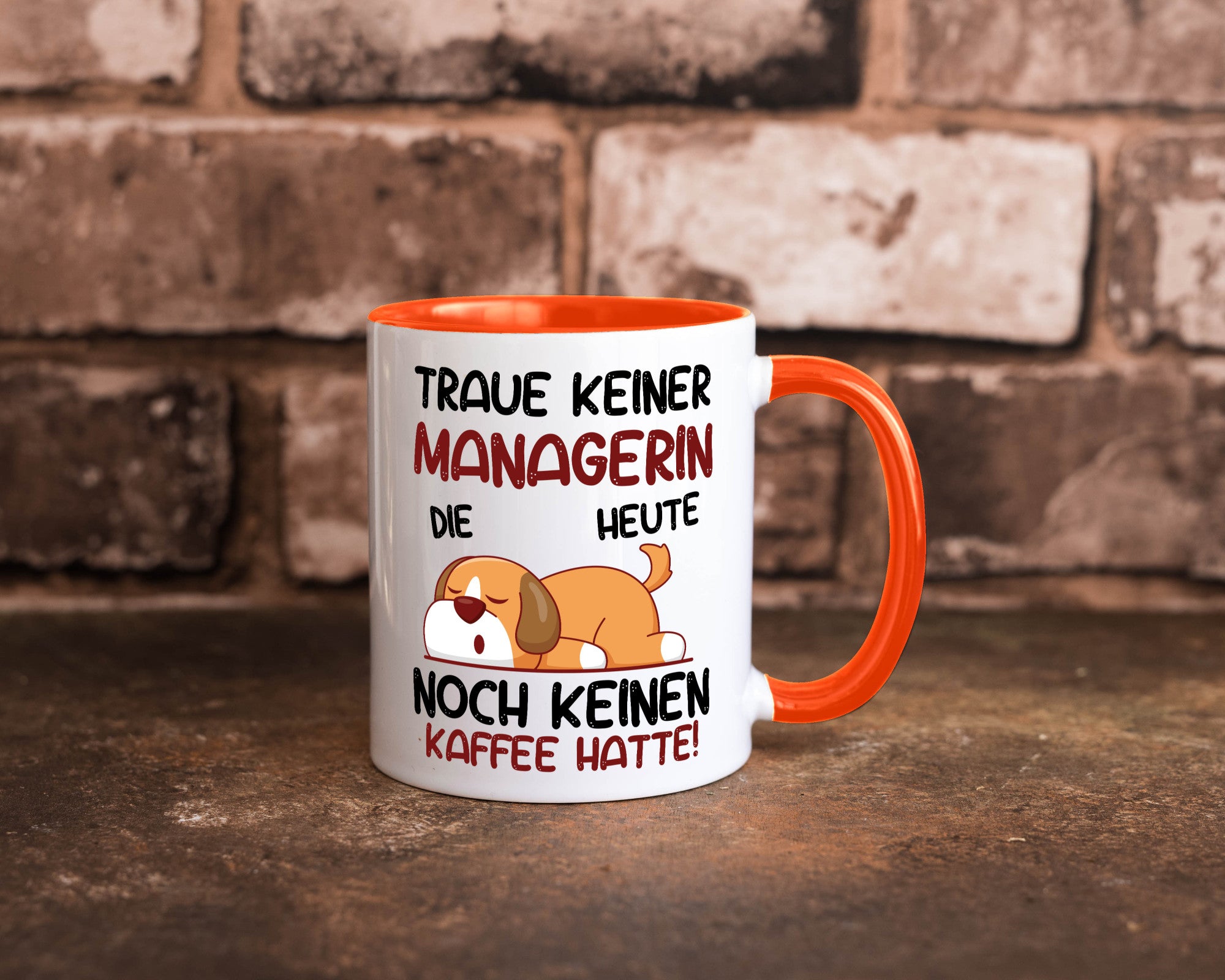 Traue keiner Managerin | Management lustiger Spruch Geschenk Humor Geschenkidee