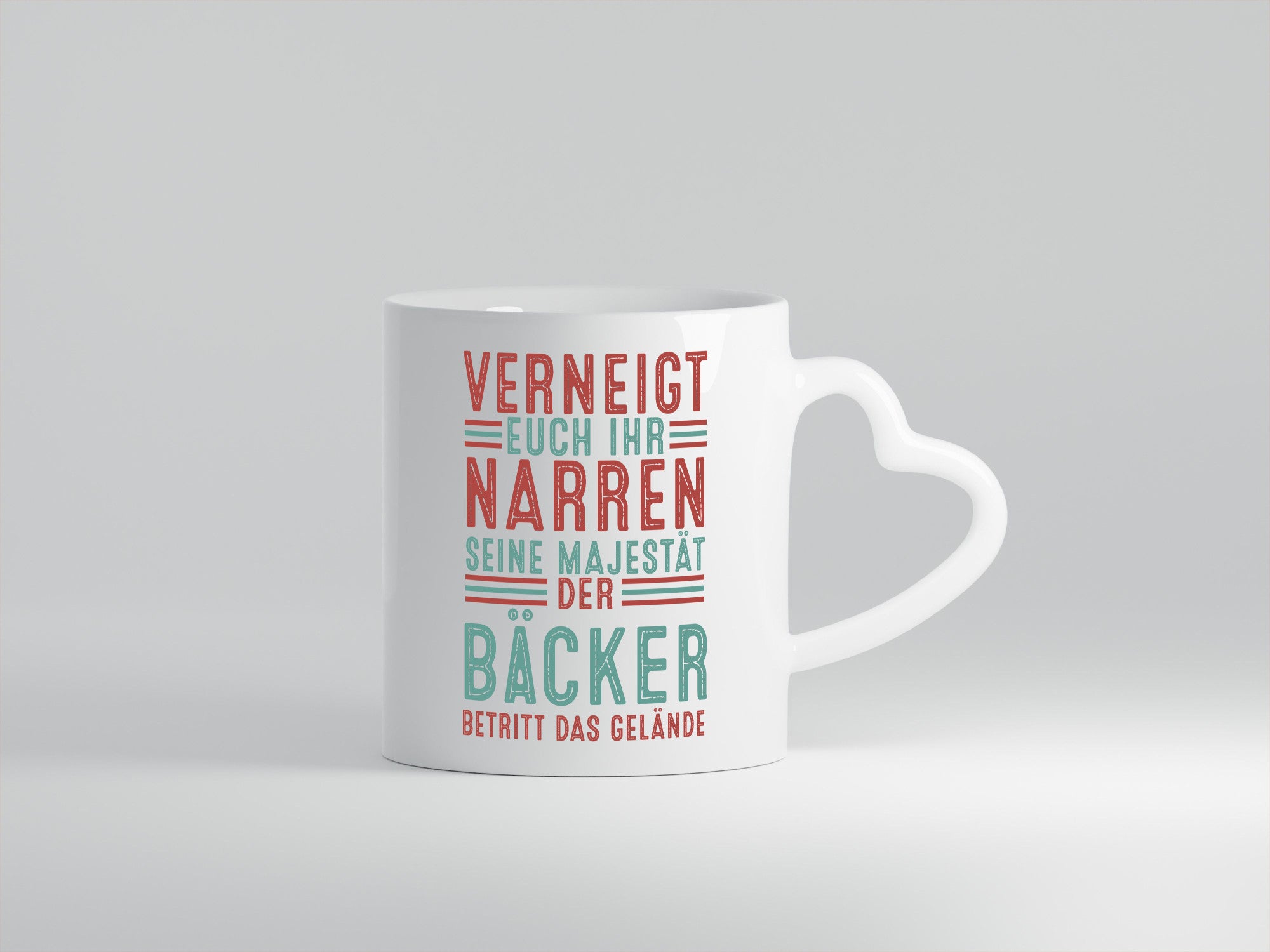 Verneigt euch: Bäcker | Bäckerei Backen Konditor v2 Geschenkidee Humor Tasse