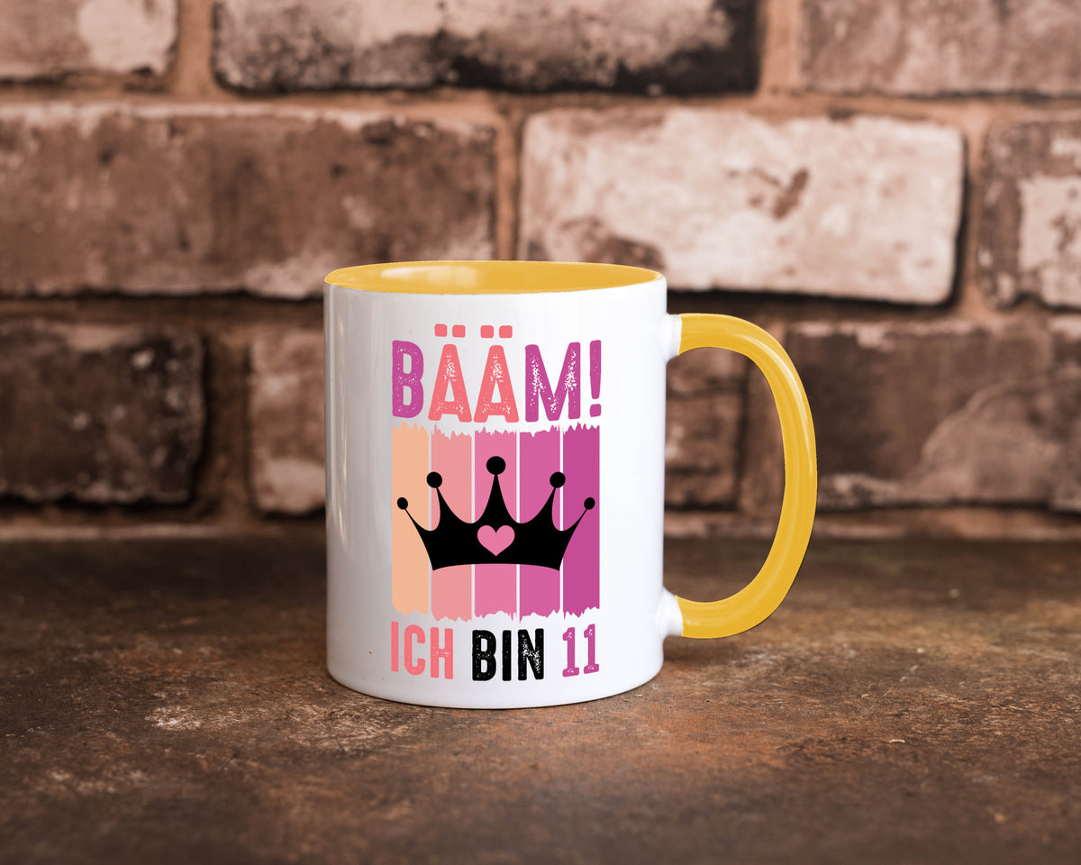 11. Geburtstag | 11 Jahre Bääm ich bin Krone Humor Geschenkidee Tasse