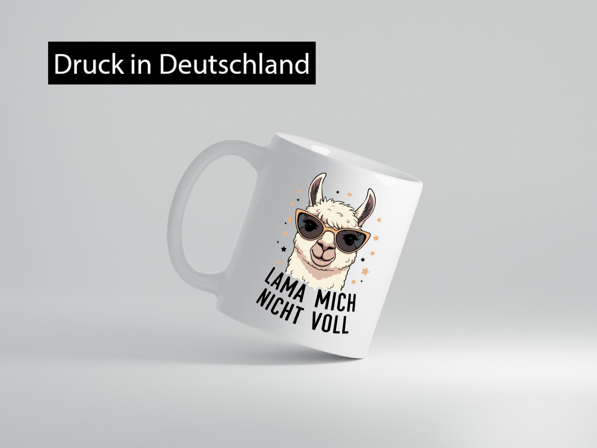 Lama mich nicht voll | Alpaka Geschenk Humor Geschenkidee lustiger Spruch Tasse