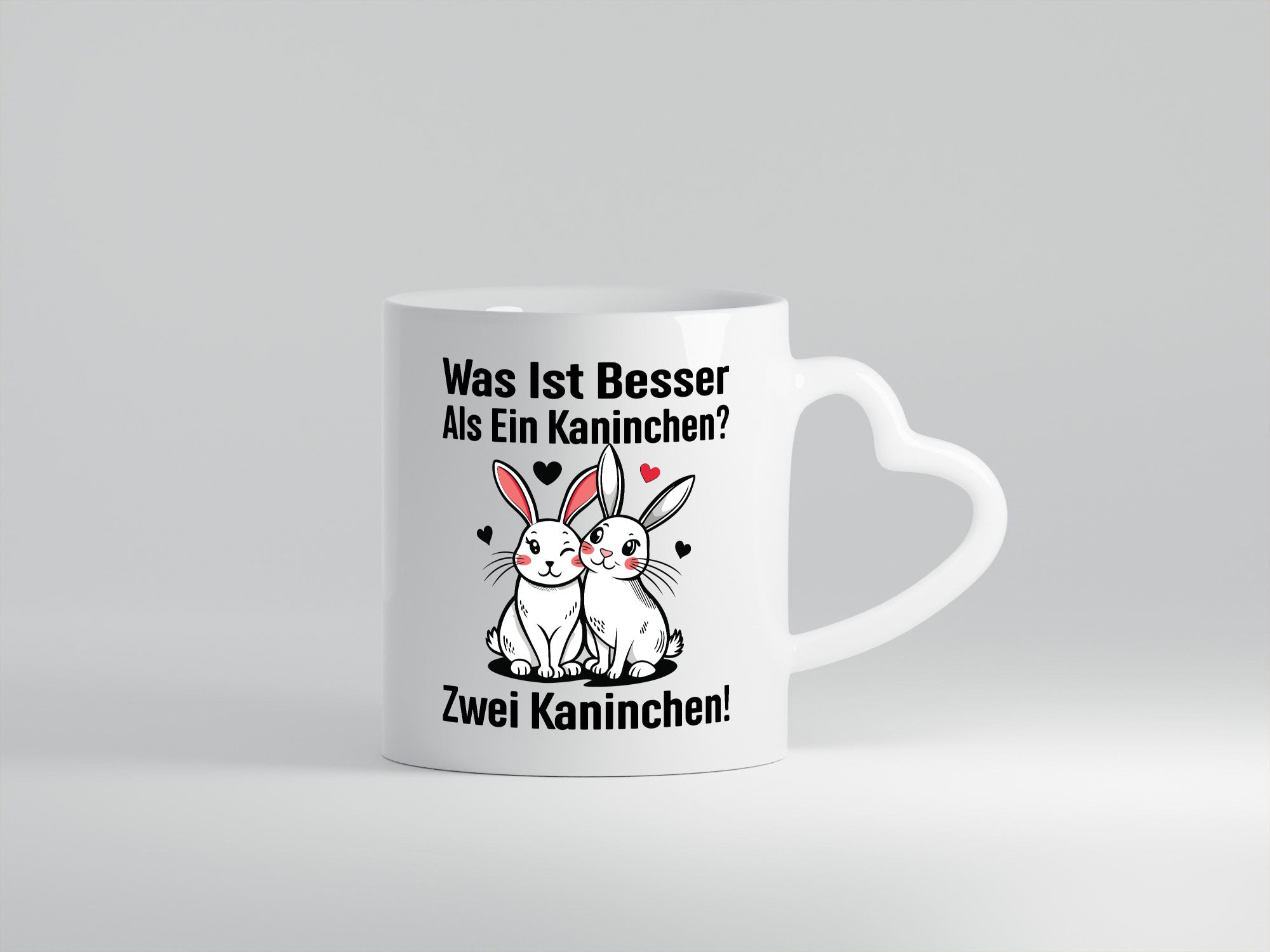 Was ist besser als 1 Kaninchen | Süßes Humor Geschenkidee Tasse