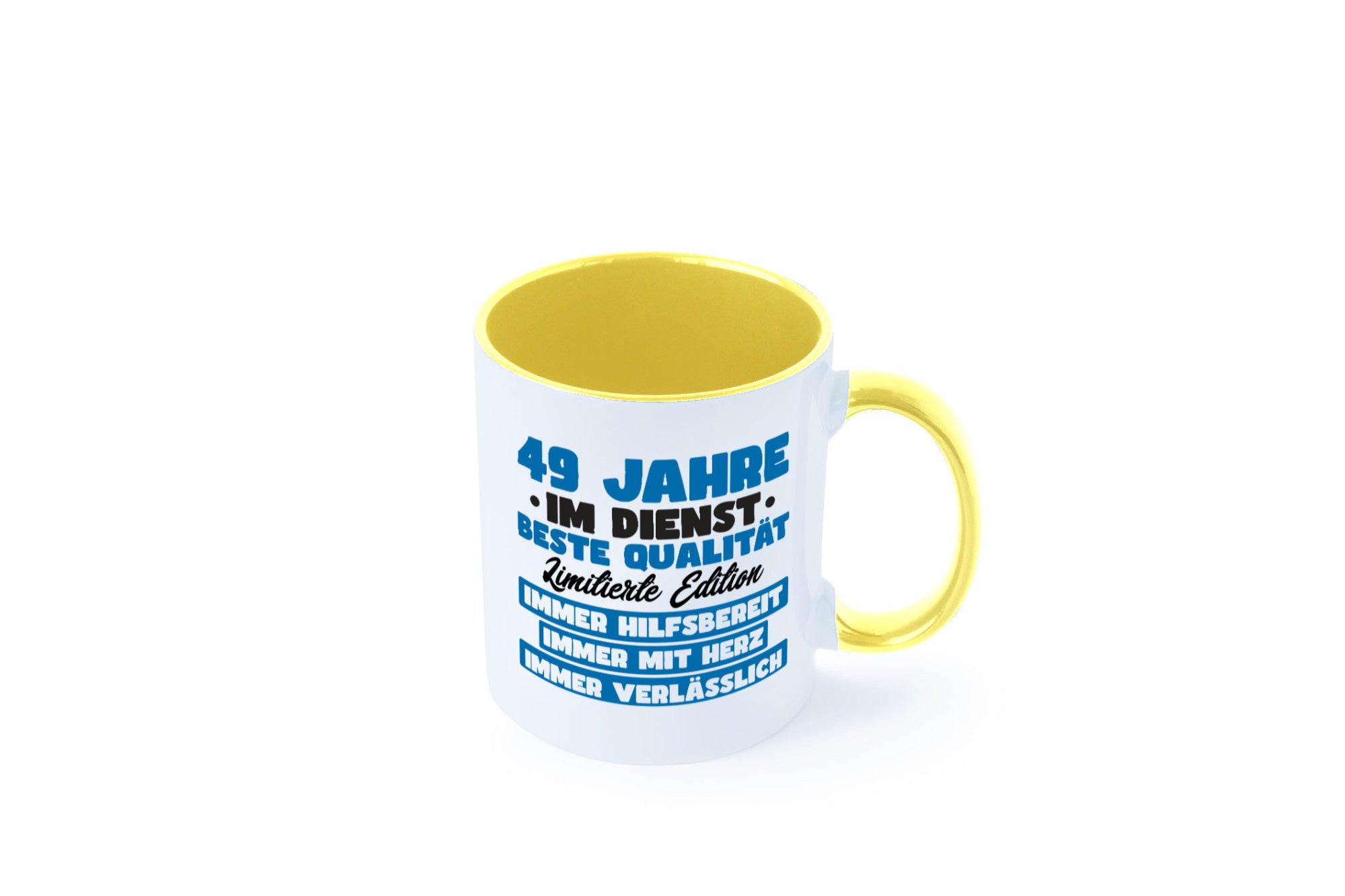 49 Jahre im Dienst | Jubiläum Arbeit v7 Humor Kollegen Büro Geschenkidee Tasse