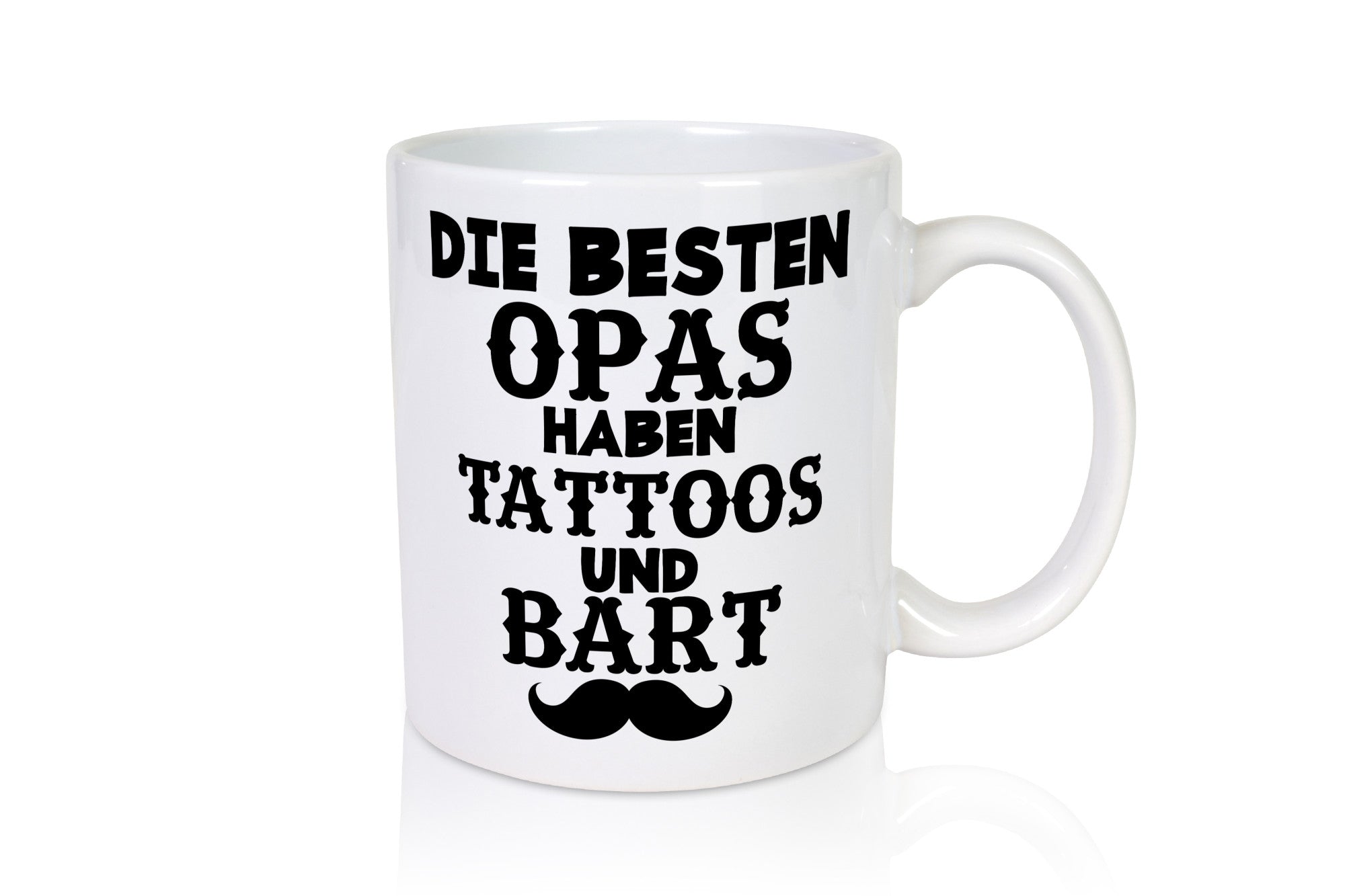Best Grandpas Have Tattoos and Beards | Moustache Humor Family Gift Idea