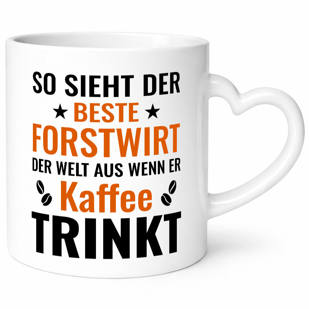 Kaffee trinkt: Forstwirt | Waldarbeiter lustiger Spruch Geschenk Arbeit